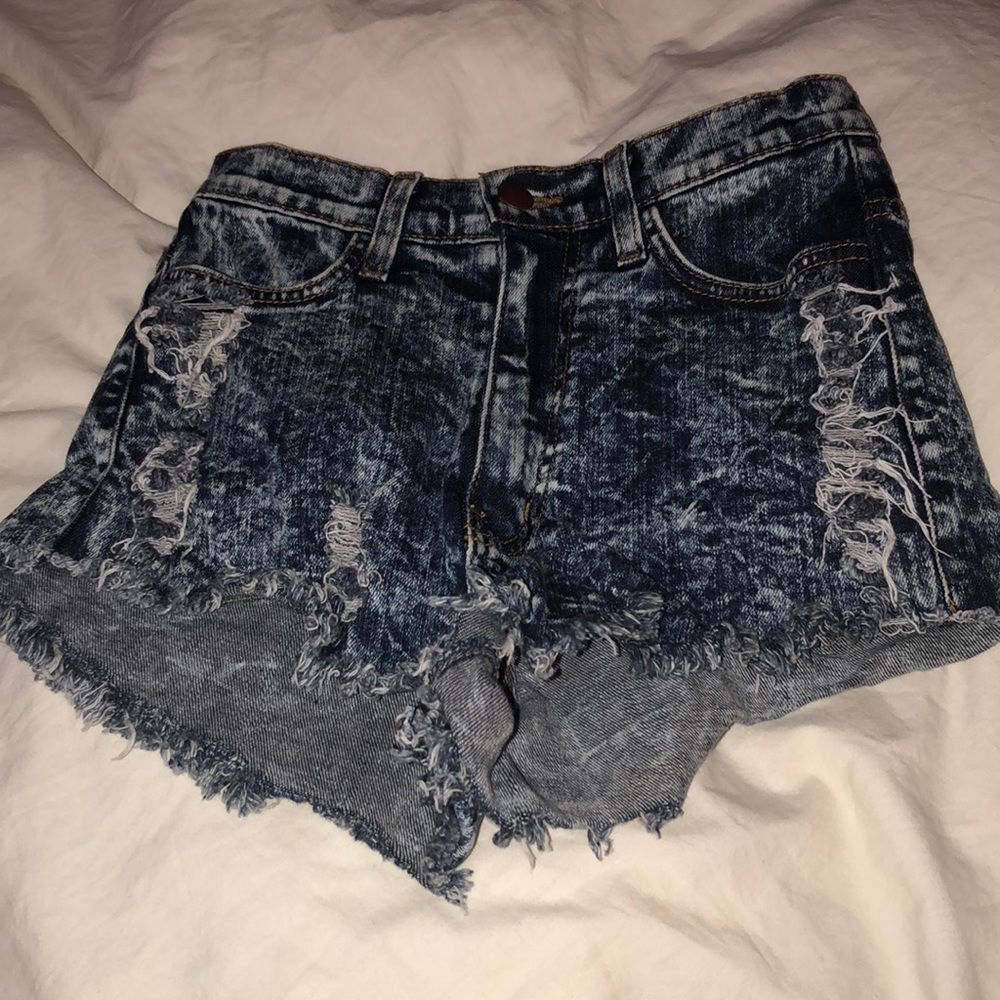 High waisted shorts